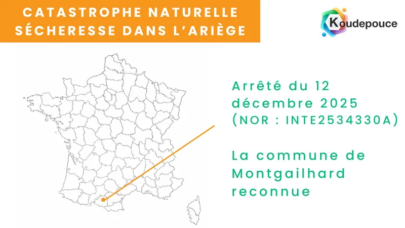 Montgailhard, Ariège, Catastrophe naturelle du 12 décembre 2025